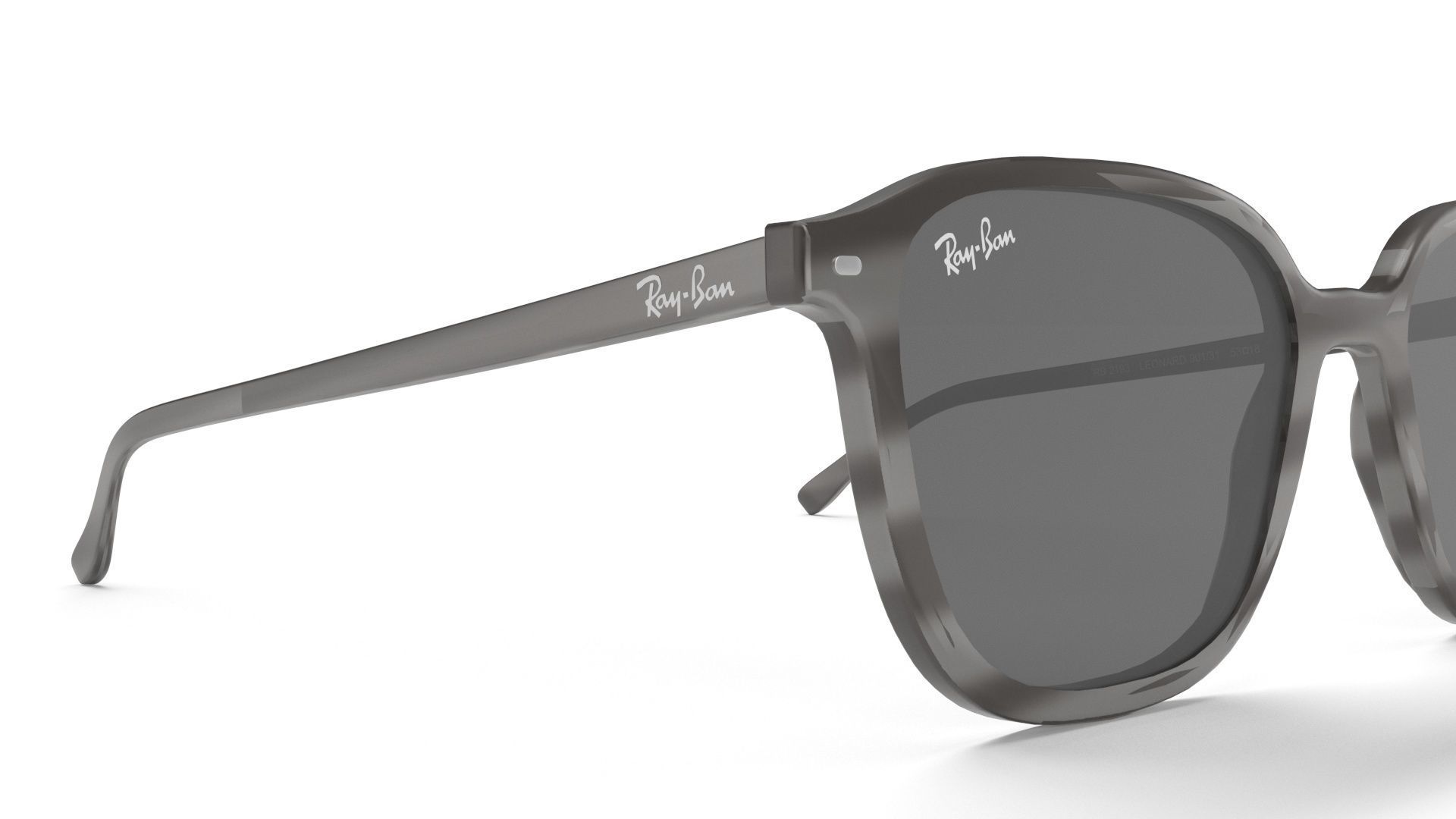 Sunglass Ray Ban Leonard Non-Polarized Dark Grey Classic  3D model_8