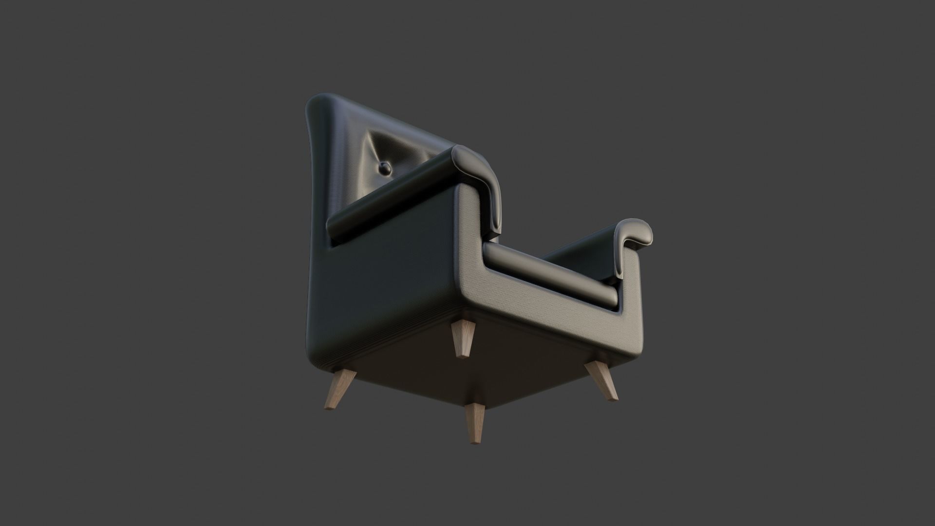 Sofa - Chair 3D Model - Low Poly Low-poly 3D model_2