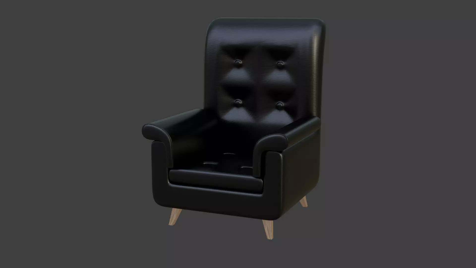 Sofa - Chair 3D Model - Low Poly Low-poly 3D model_0
