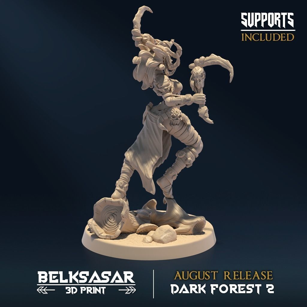 Huntress of Deceprion B 3D print model_2