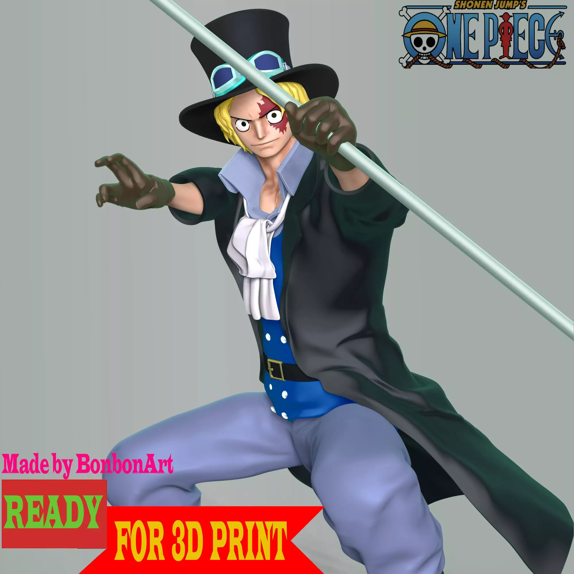 Sabo - One Piece 3D print model