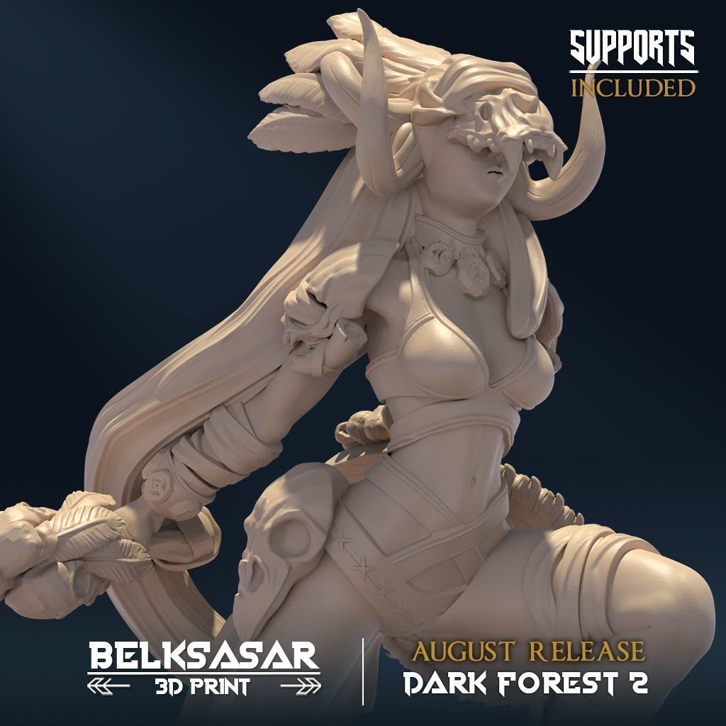 Huntress of Deception C 3D print model_3
