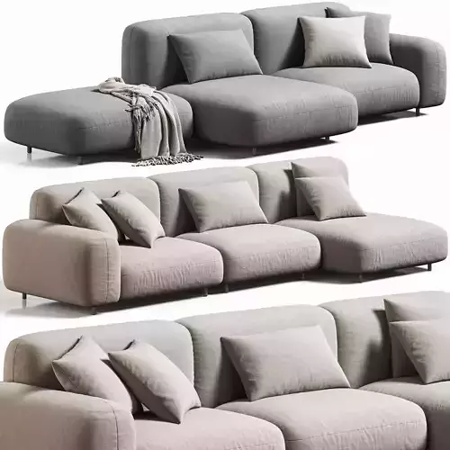Arflex Tokio Sofa 3D model