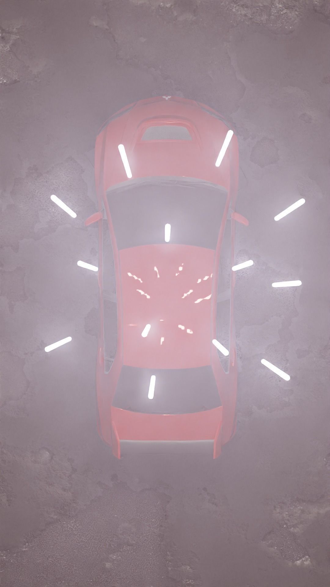 Evo 8 car in fog 3D model_6