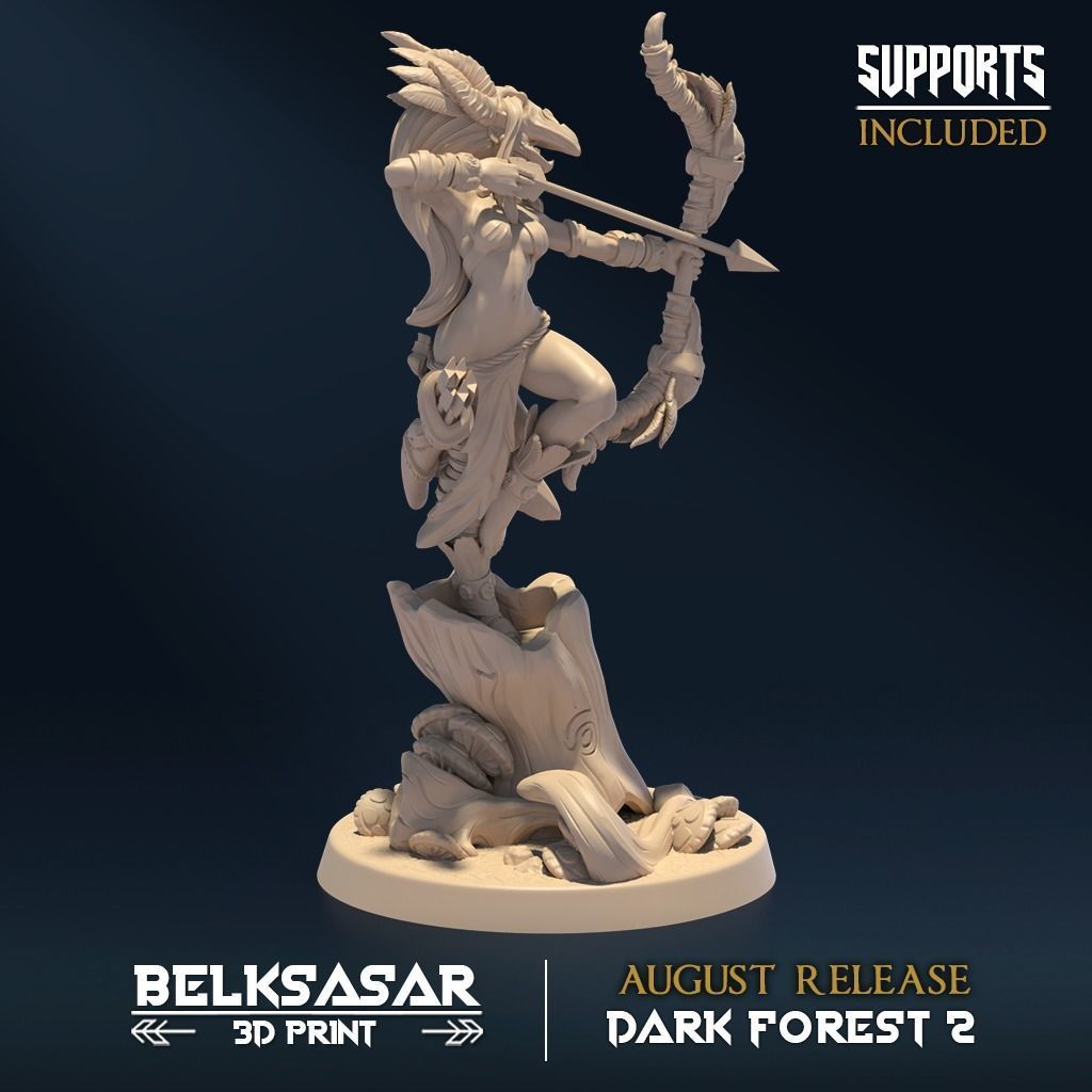 Huntress of Deception D 3D print model_2