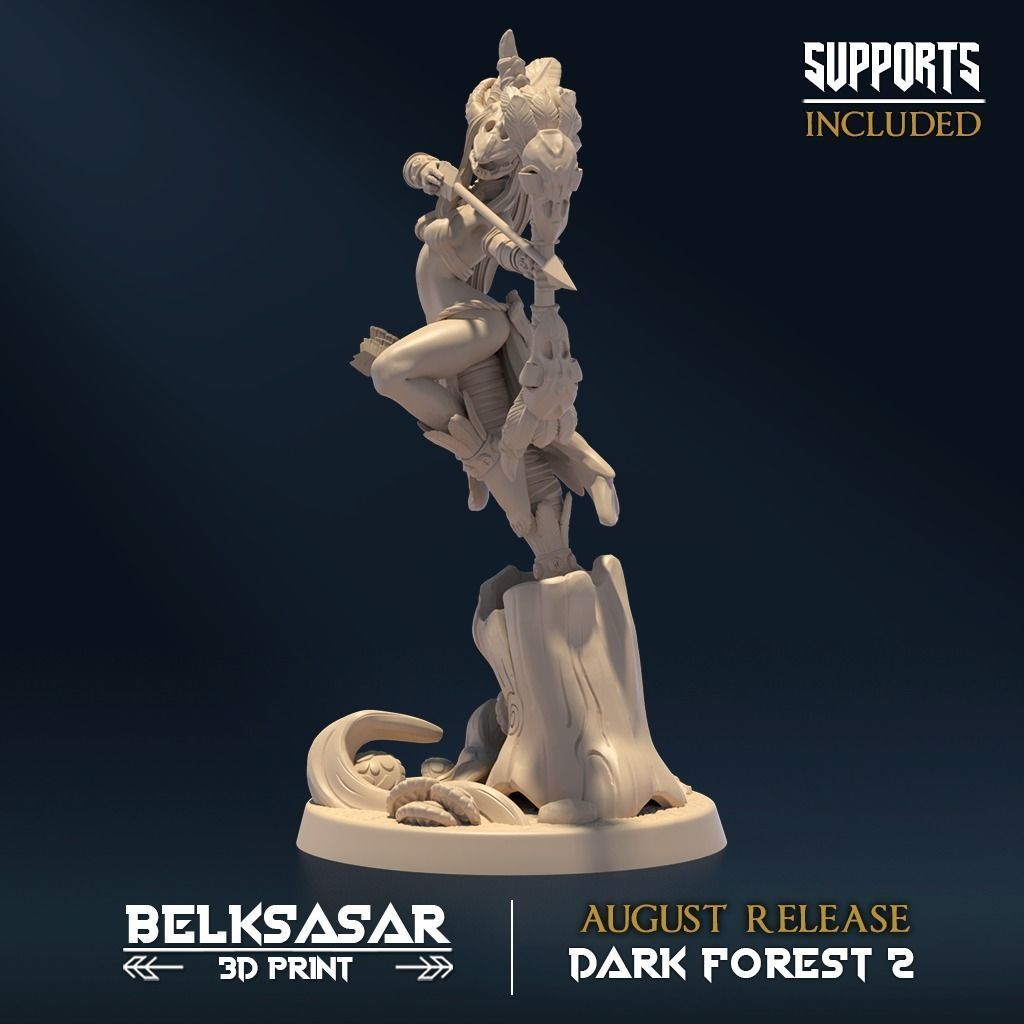 Huntress of Deception D 3D print model_3