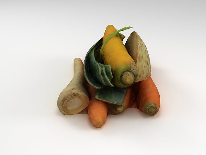 Mirepoix Soup Greens 3D model 2