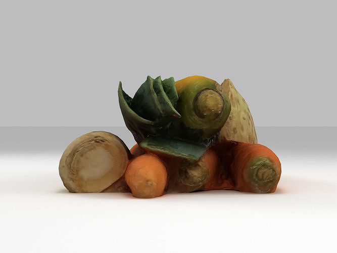 Mirepoix Soup Greens 3D model 7