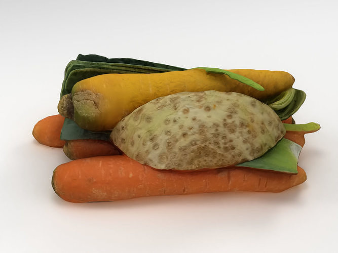 Mirepoix Soup Greens 3D model 6