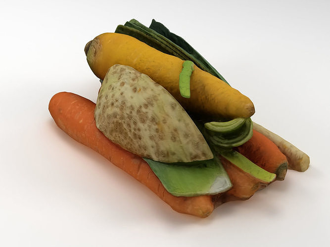 Mirepoix Soup Greens 3D model 5