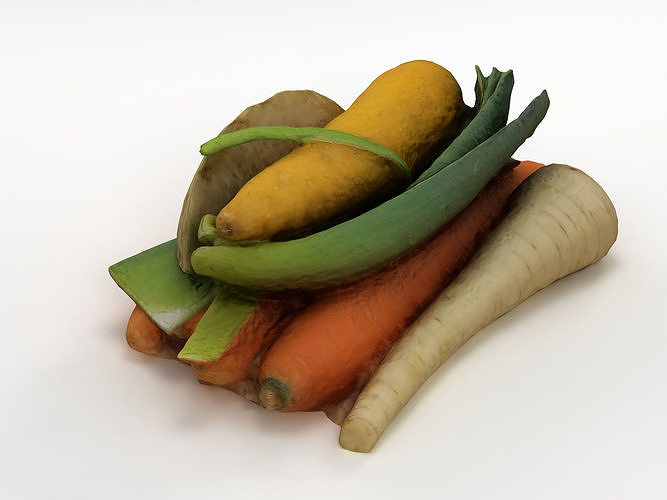 Mirepoix Soup Greens 3D model 4