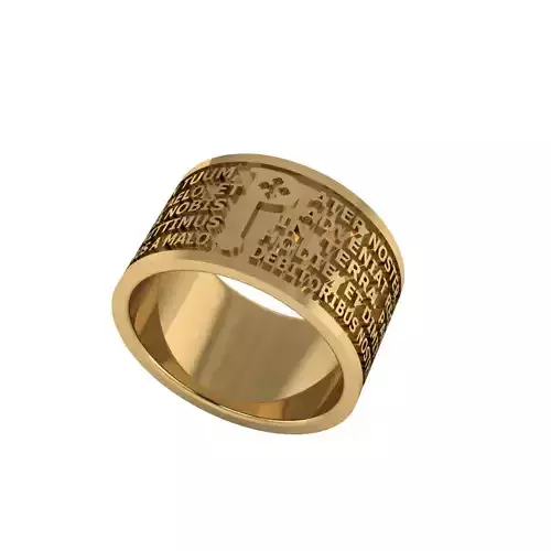 Pater noster - Our father ring