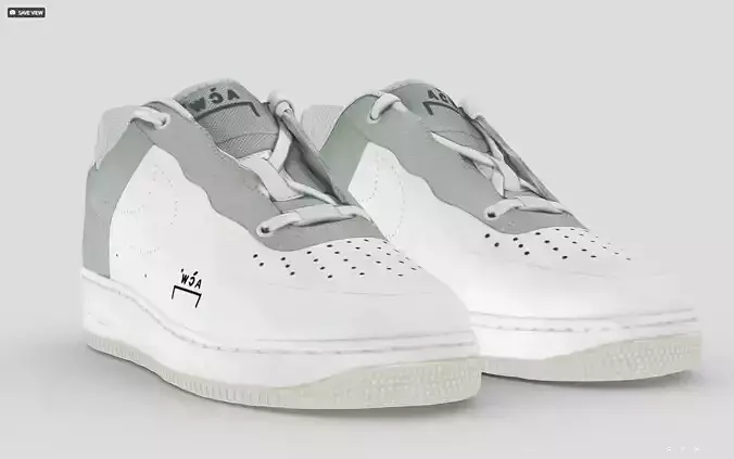 A cold Wall x Nike Air Force 1 low white