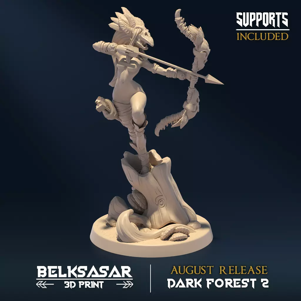 Huntress of Deception Nude D 3D print model_0