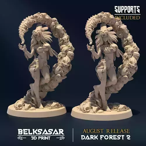 Malkonvoker of Corruption Pin Up Normal and Nude