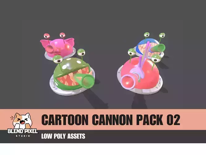 Cartoon Cannon Pack 02