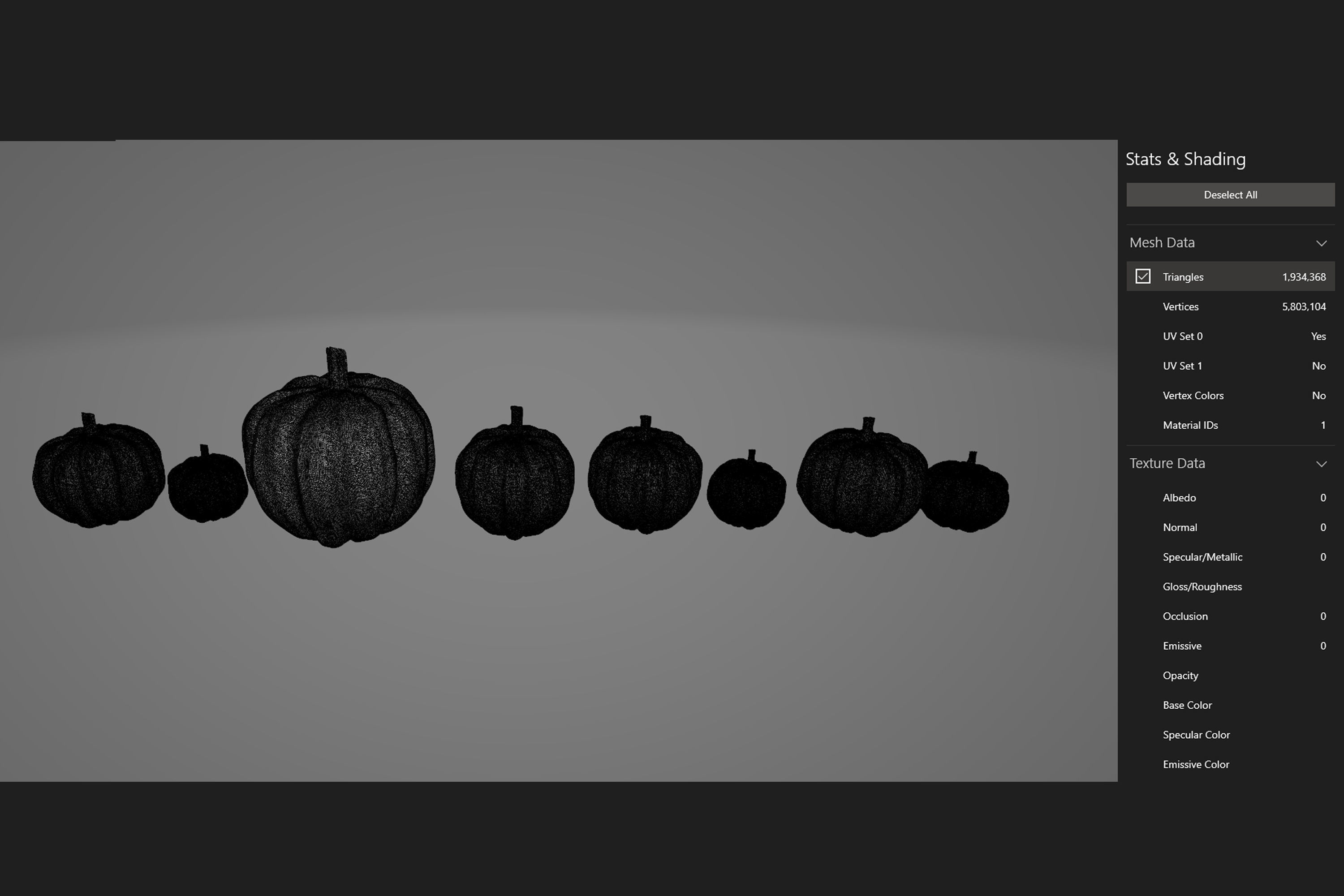 Pumpkins 3DModel part of the Halloween package Free 3D model_5