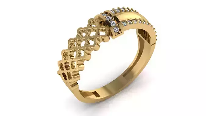 wedding Ring cocktail gemstone printable collection H 009