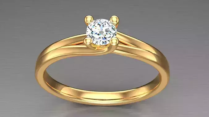 Solitaire Diamond Ring 3