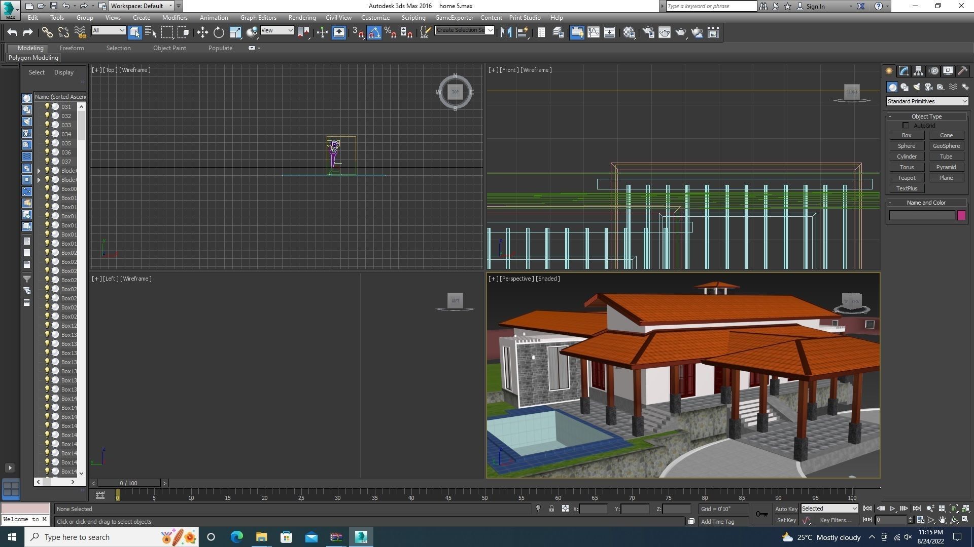 Modern Home - Walauwa 3D model_6