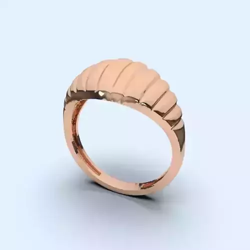 Ring gold cuff 3D print model