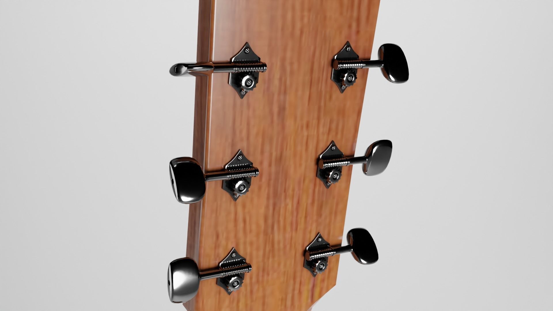Acoustic Guitar 3D model_6