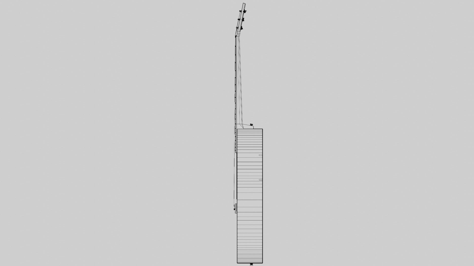 Acoustic Guitar 3D model_17