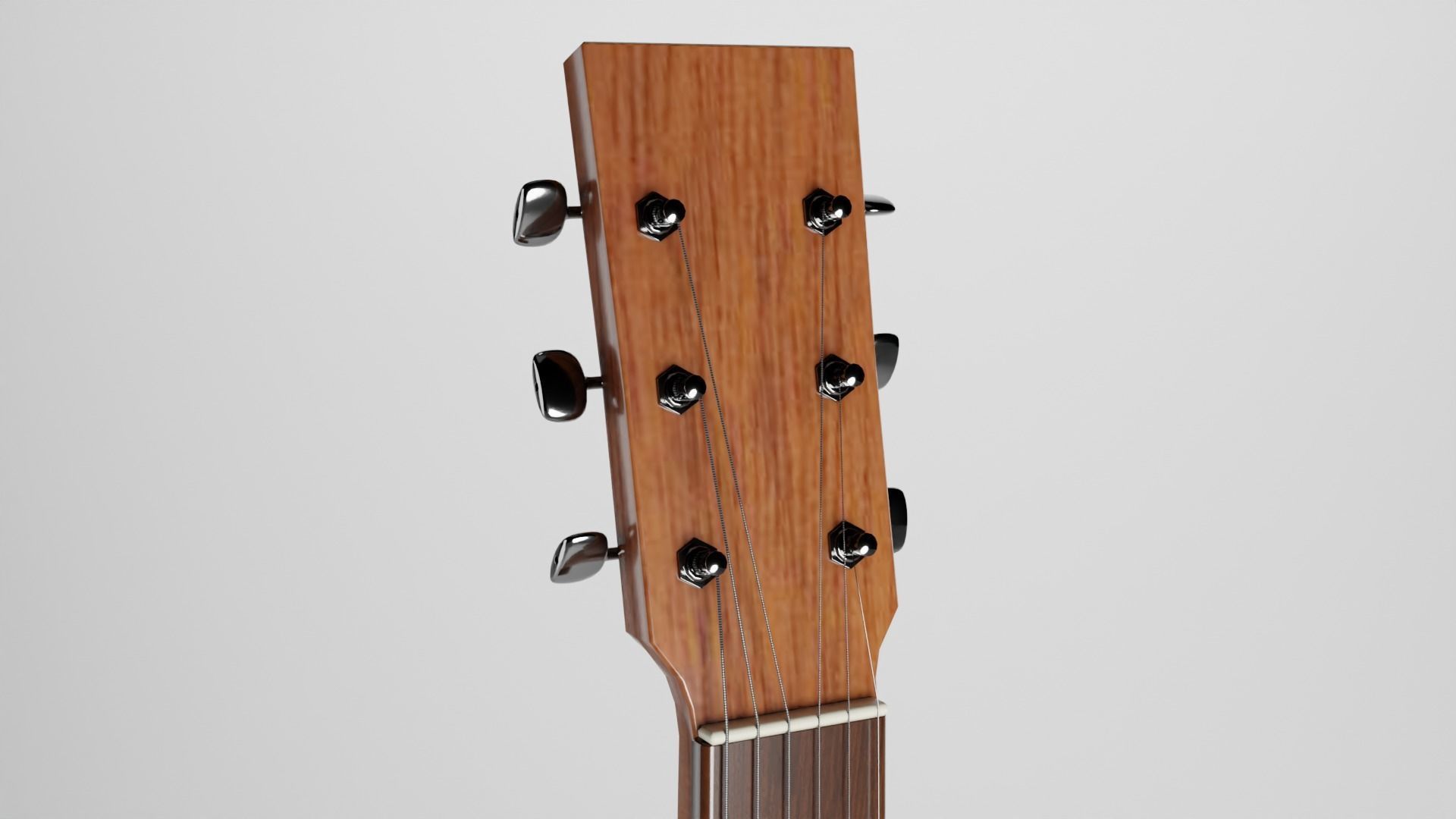 Acoustic Guitar 3D model_5