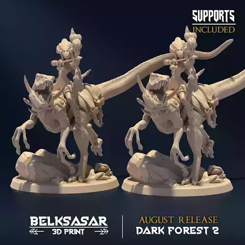 Doomrider Huntress Normal and Nude B