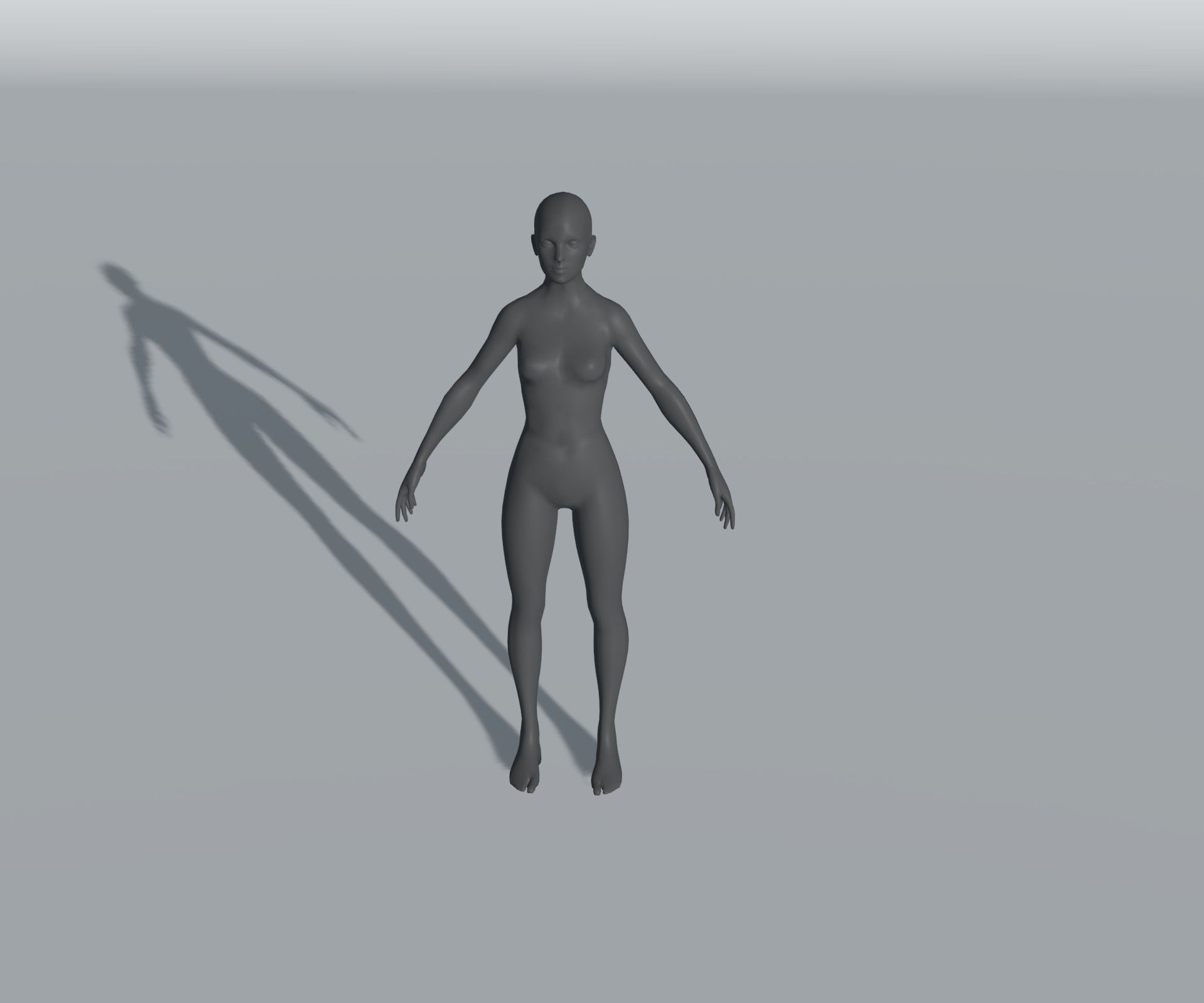 Male Female Body Base Mesh 28 Animations 3D Model 5k Polygons Low-poly 3D model_5