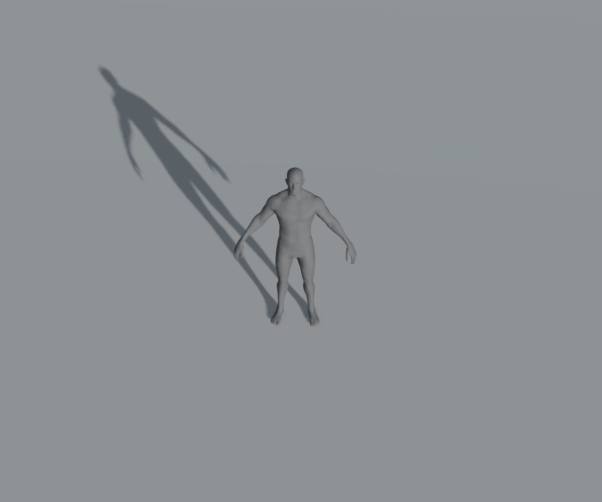 Male Female Body Base Mesh 28 Animations 3D Model 5k Polygons Low-poly 3D model_39