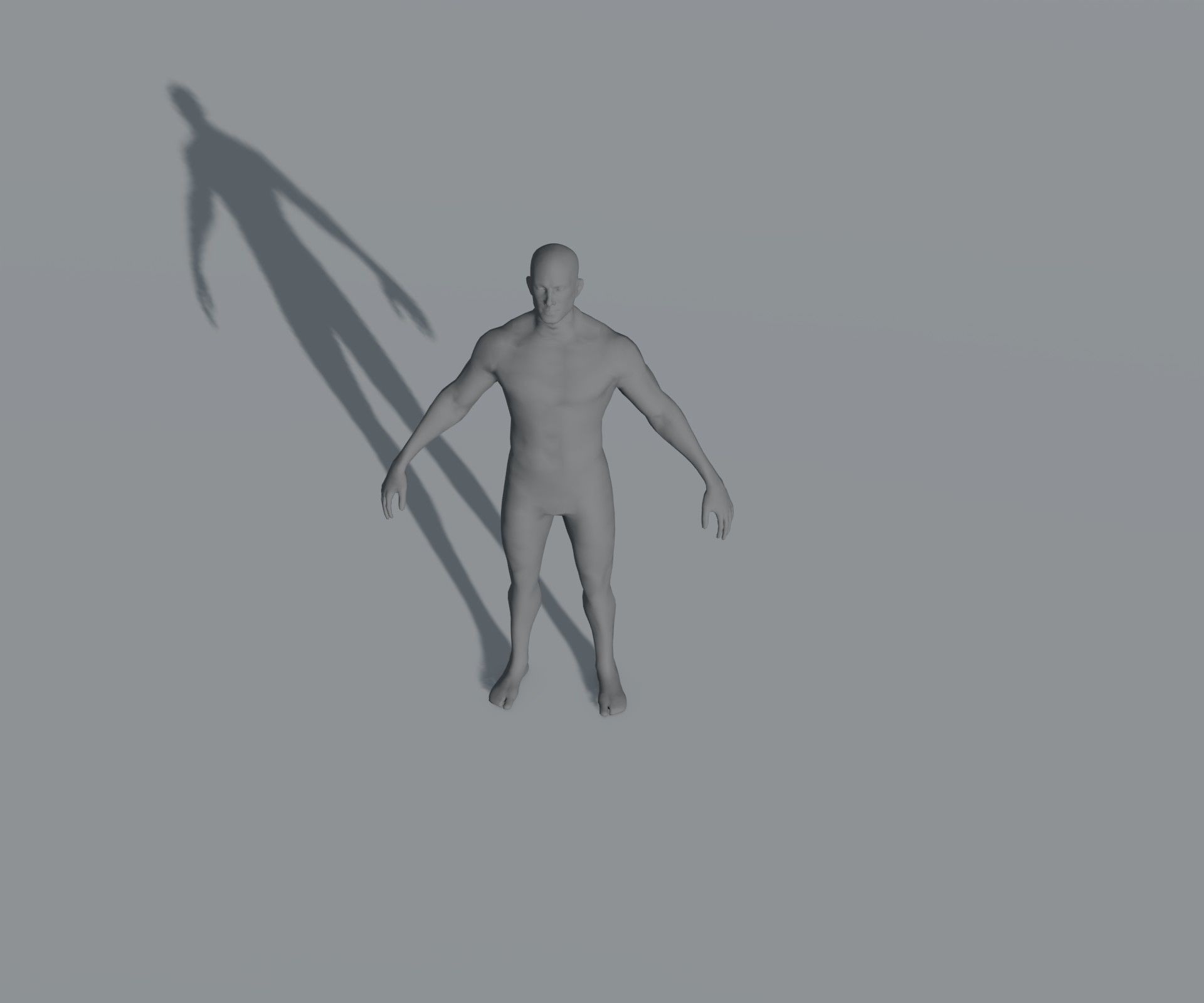 Male Female Body Base Mesh 28 Animations 3D Model 5k Polygons Low-poly 3D model_29