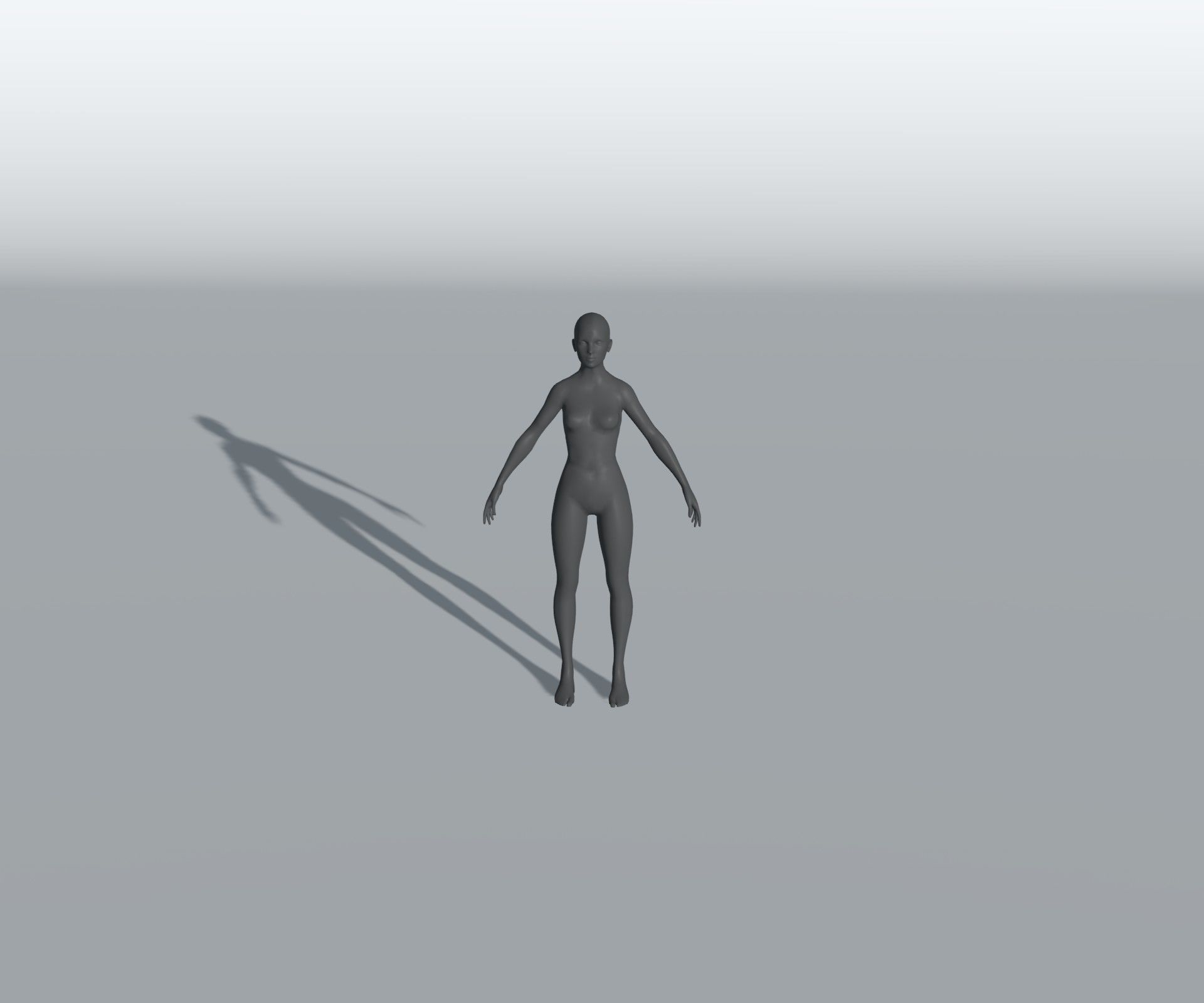 Male Female Body Base Mesh 28 Animations 3D Model 5k Polygons Low-poly 3D model_19