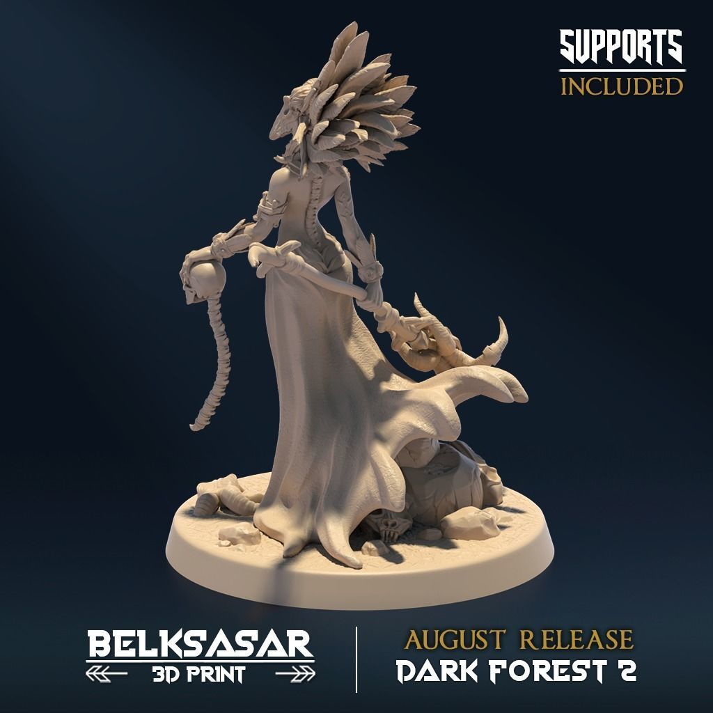 Deepkeeper Shaman Normal and Nude A 3D print model_6