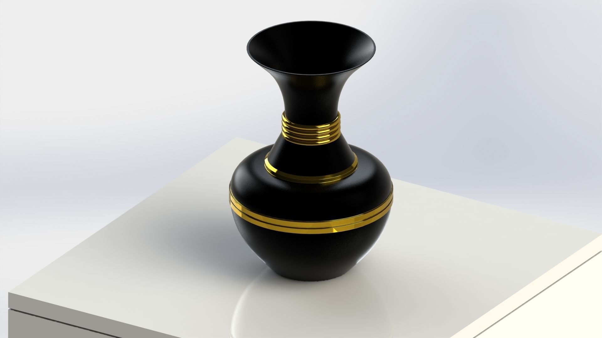 Antique Vase Model A 3D model_1