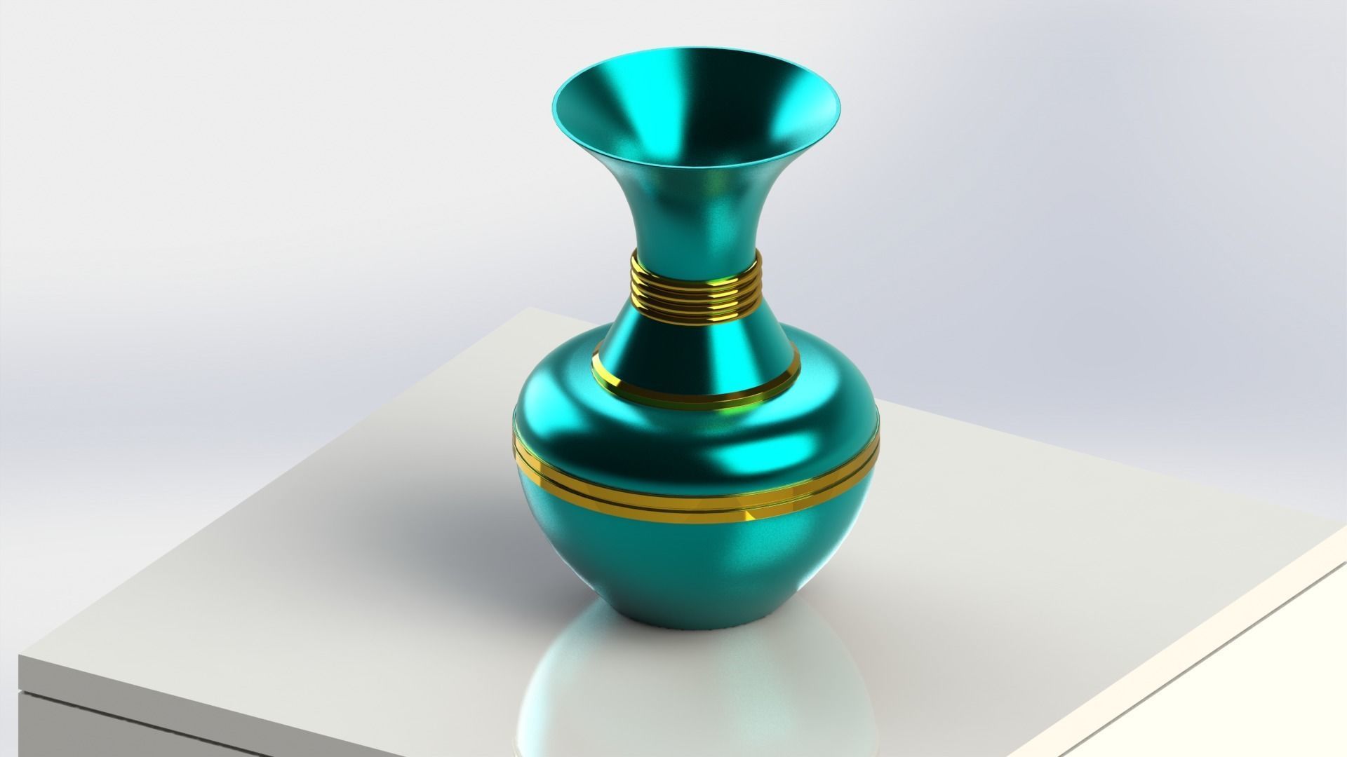 Antique Vase Model A 3D model_8