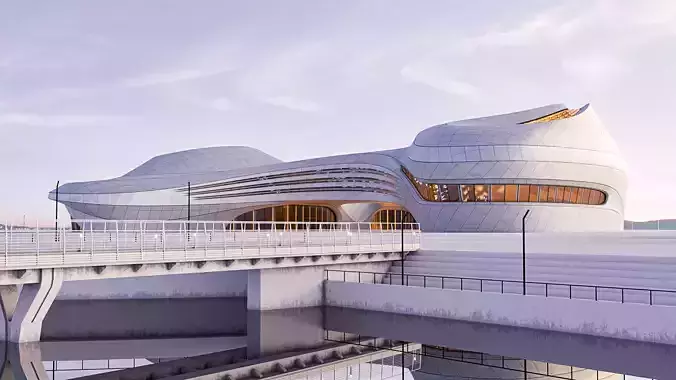 Futuristic building  51