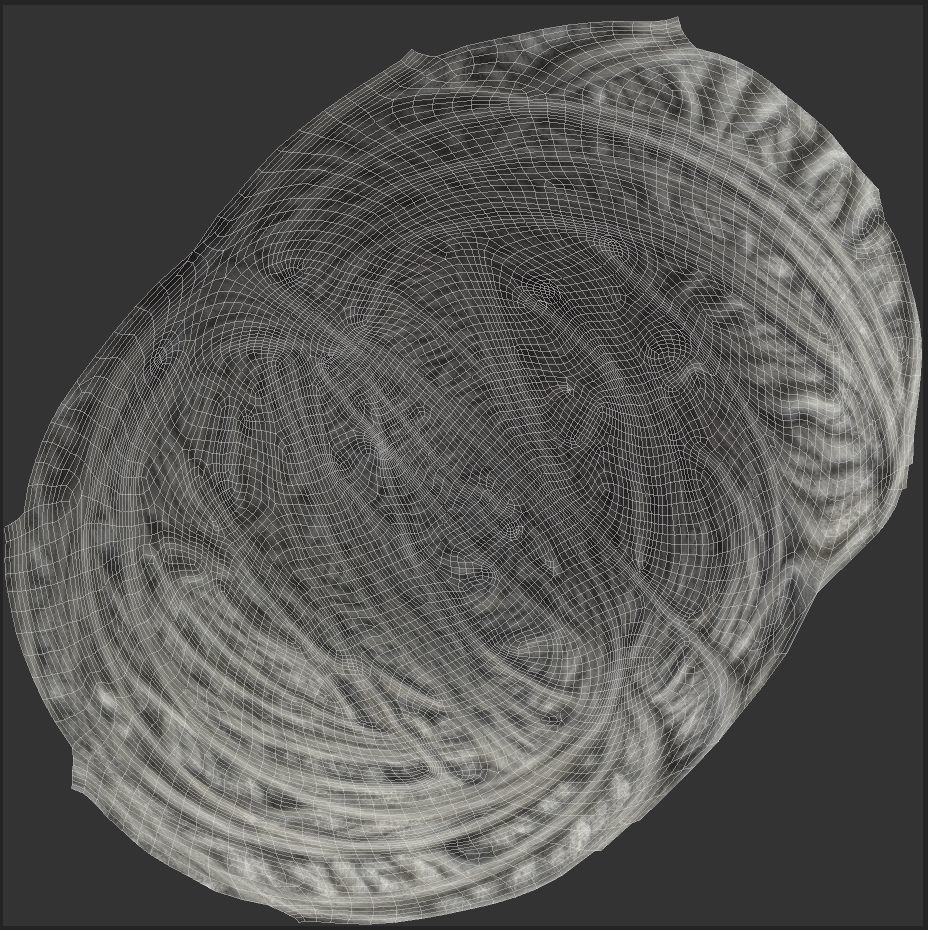 A ball of thread Low-poly 3D model_6