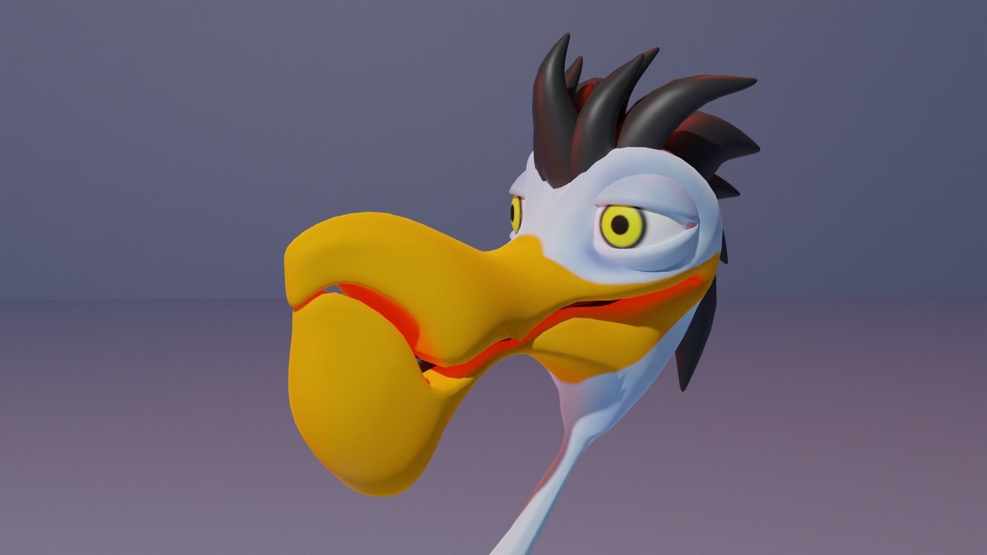 Character - Bird 3D model_8