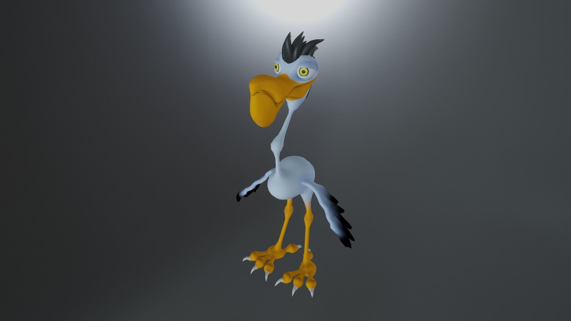 Character - Bird 3D model_17