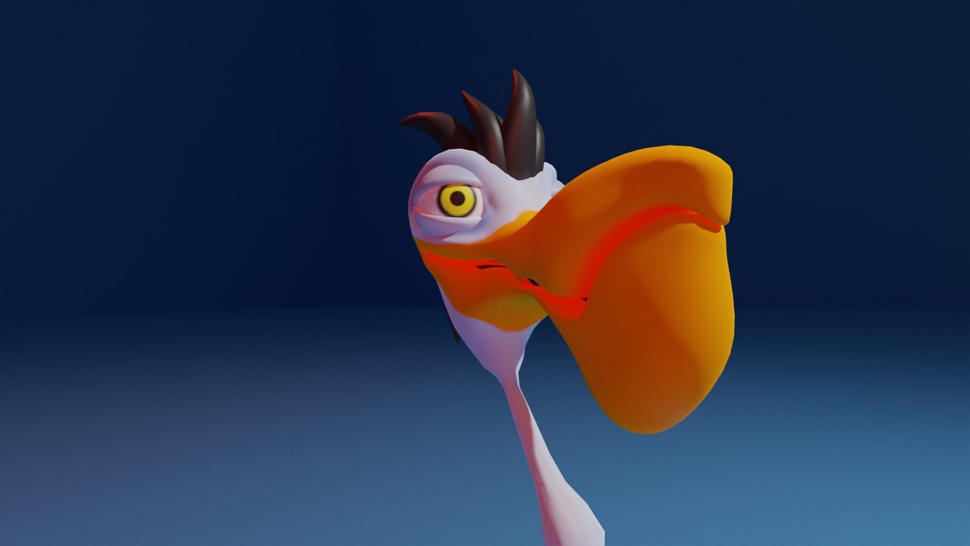 Character - Bird 3D model_9