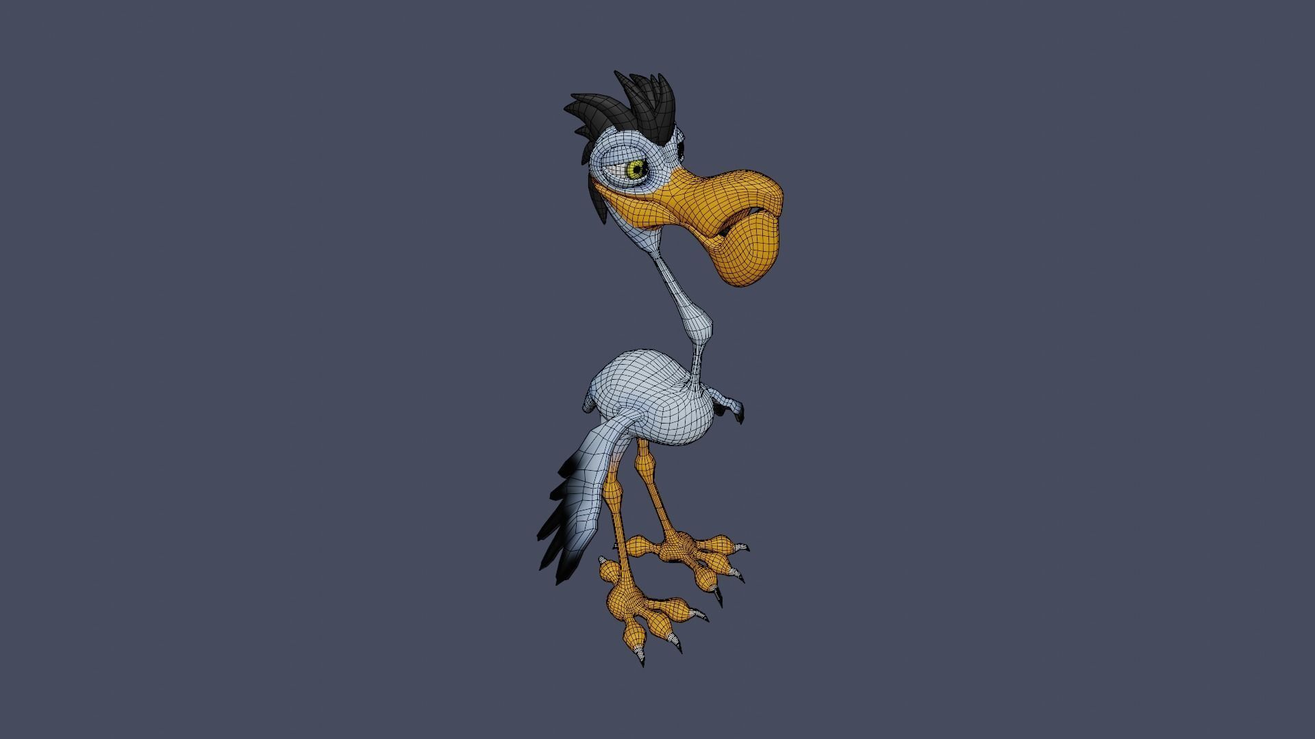 Character - Bird 3D model_12
