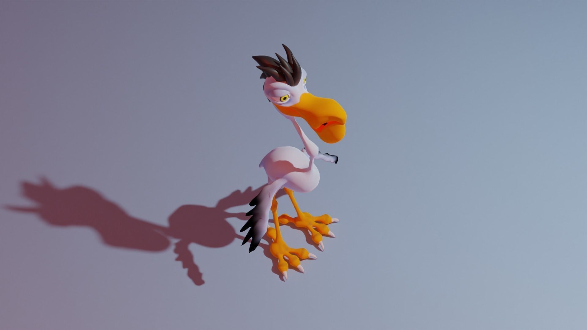 Character - Bird 3D model_4
