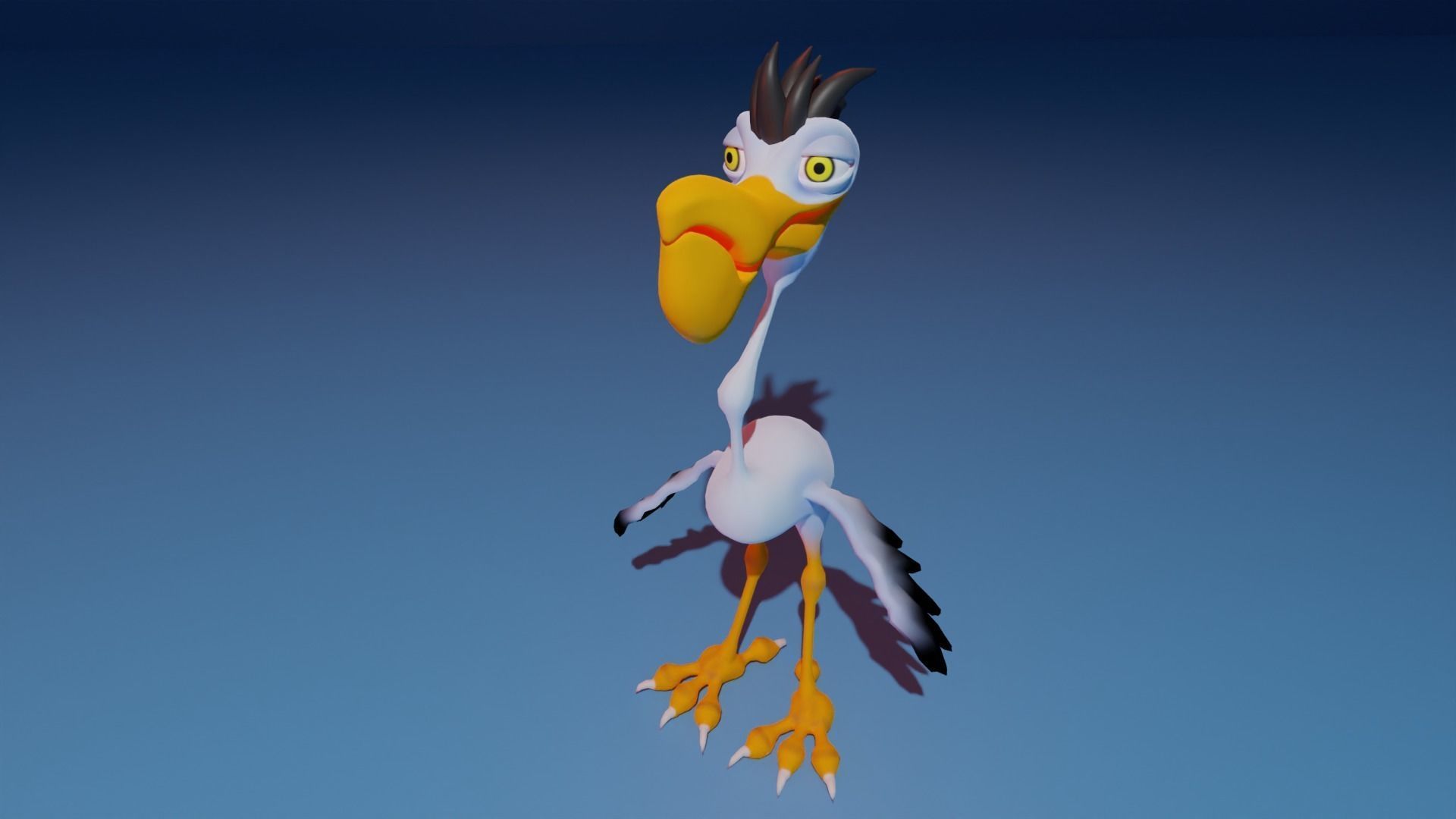 Character - Bird 3D model_2