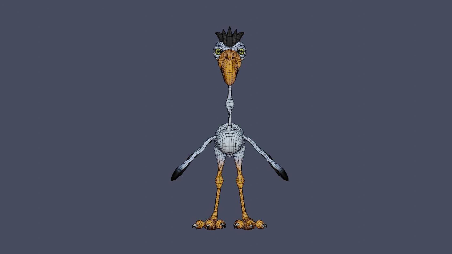 Character - Bird 3D model_13