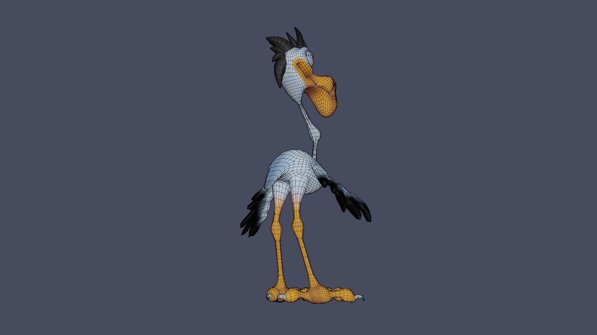 Character - Bird 3D model_15
