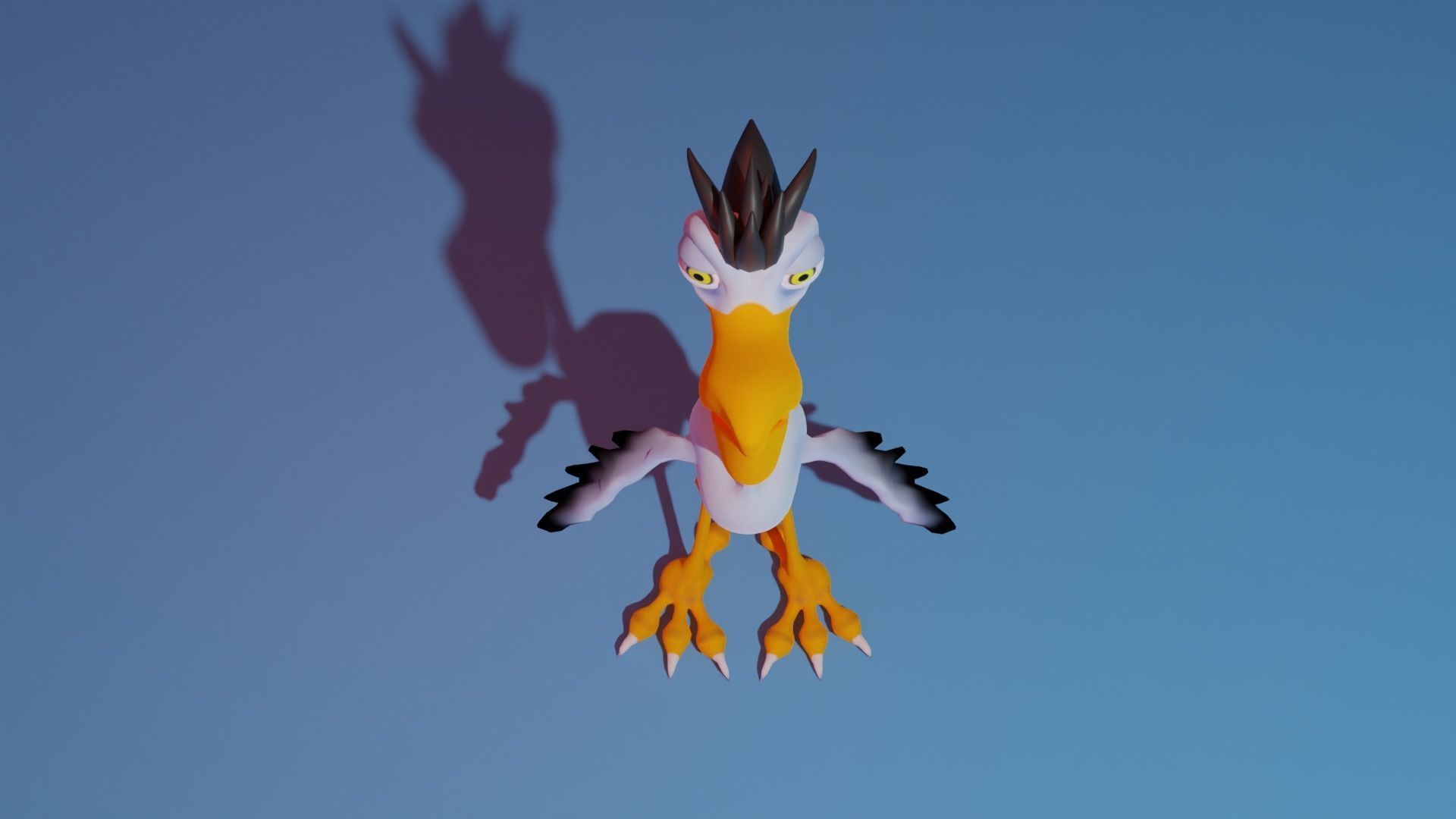 Character - Bird 3D model_7
