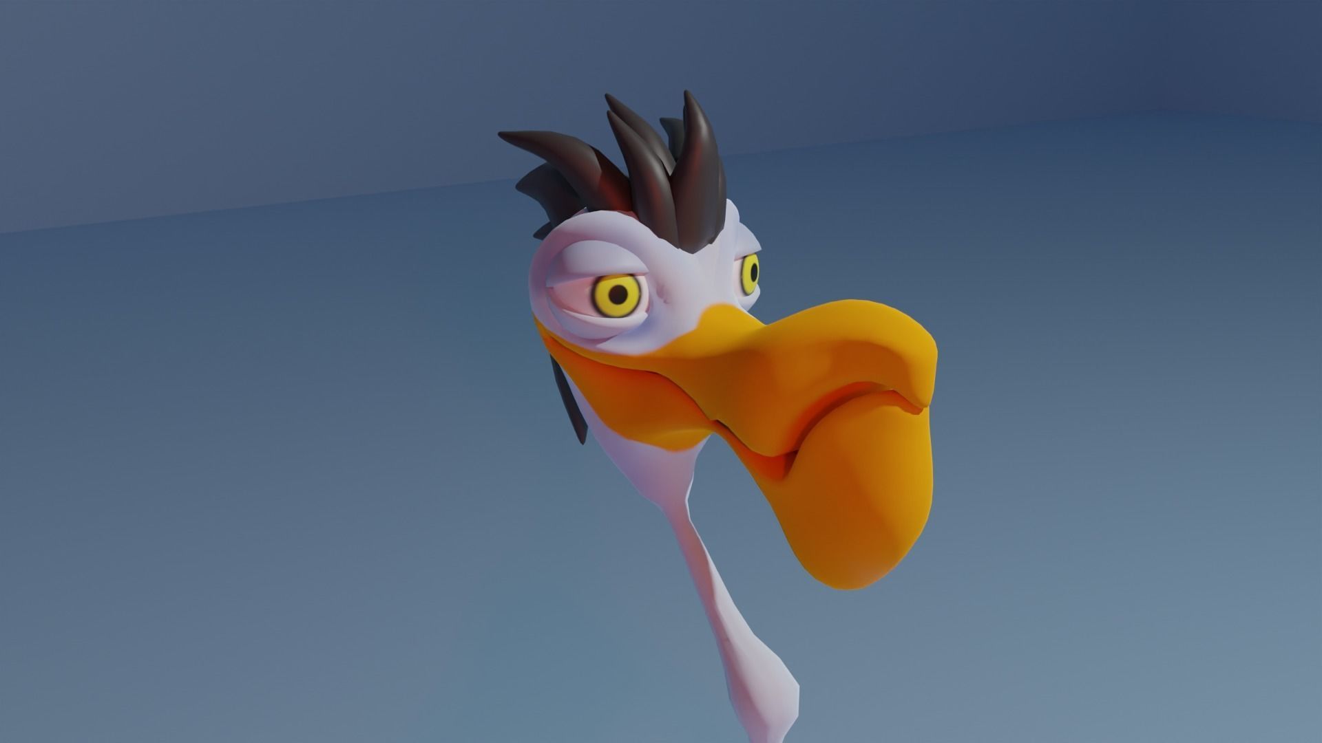 Character - Bird 3D model_10