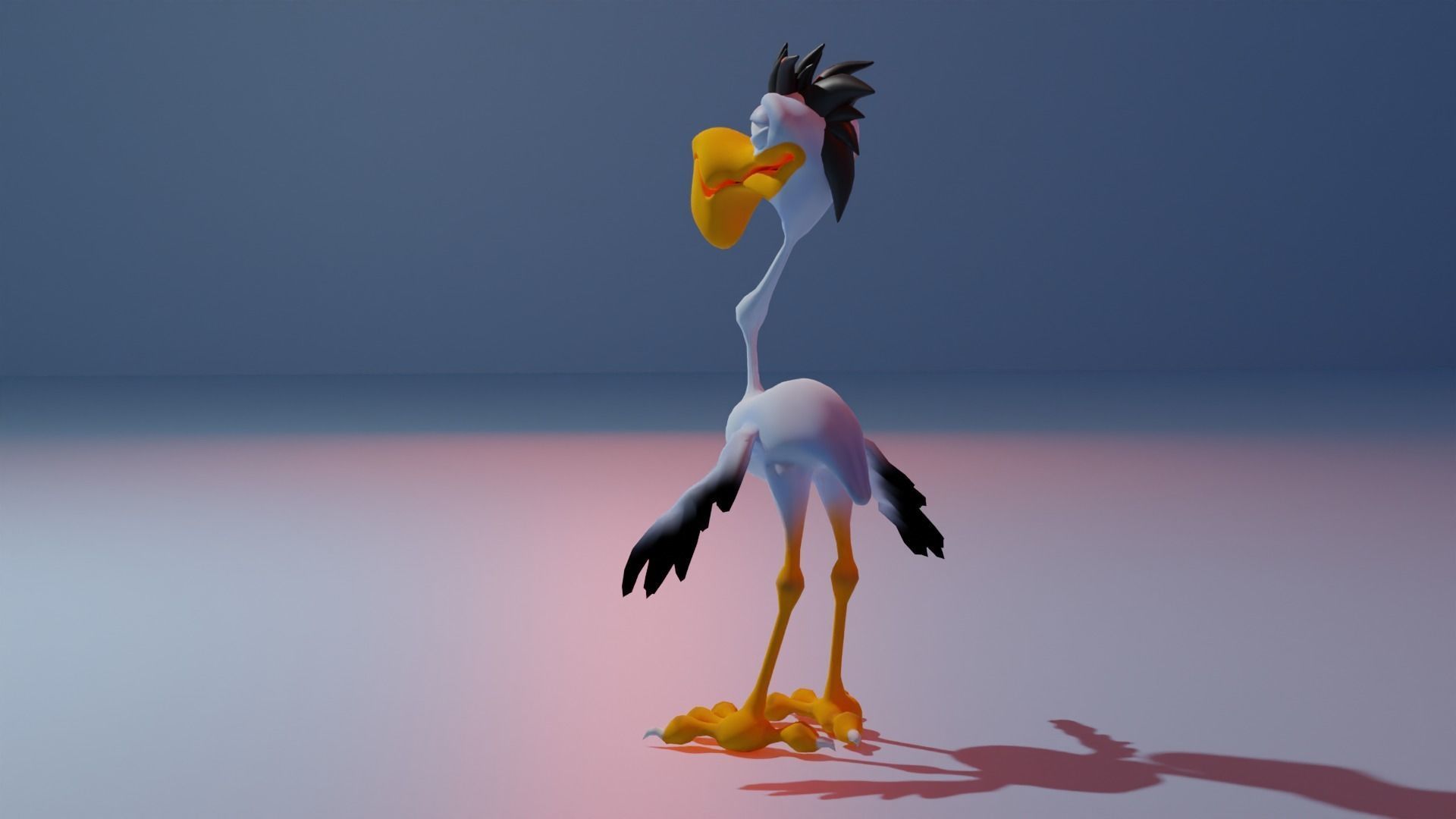 Character - Bird 3D model_3