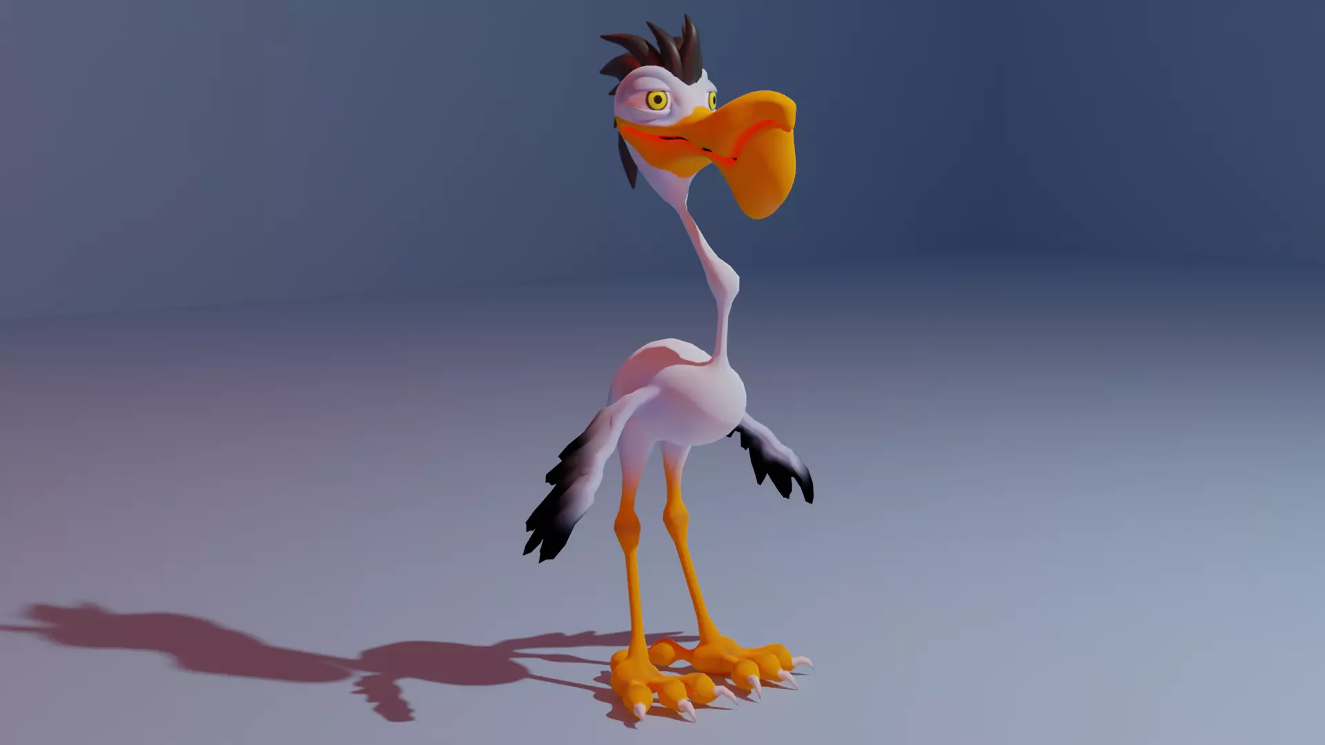 Character - Bird 3D model_0